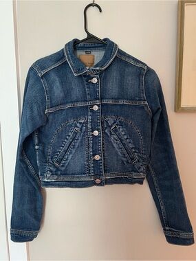 American Eagle Cropped Jean Jacket